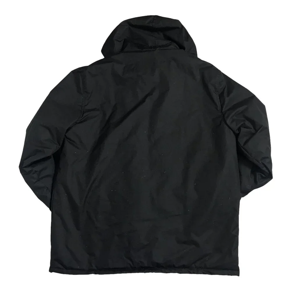 Atlas For Men Black Jacket Coat Sz Large Removable Hood Pockets Hockey Champions - Picture 5 of 12
